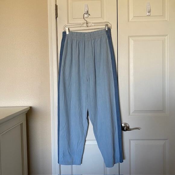 Seven 7 for All Mankind Pull-On Side Stripe Pants Pockets Baggy Women Large NWT - Picture 13 of 14